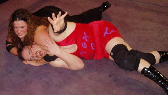 MASS DESTRUCTION! Kara Kildare vs High IQ video from WORLD WIDE MIXED WRESTLING