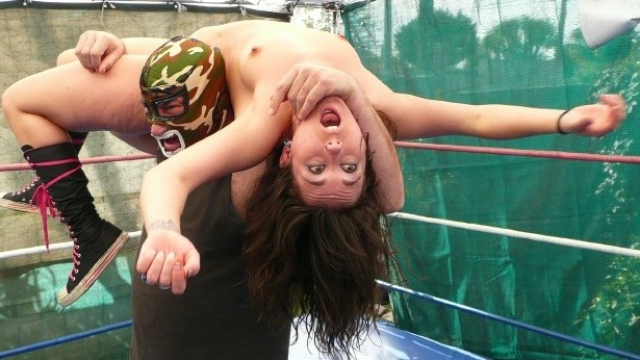 PENIS PUNISHER - Sinn Sage vs Female Destroyer video from WORLD WIDE MIXED WRESTLING