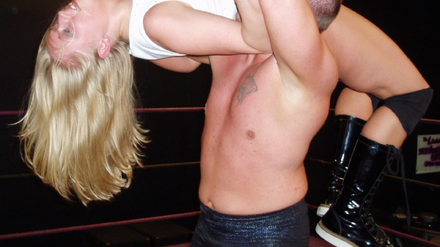 Wipe Out! Courtney Sexsmith vs Cody Hawk video from WORLD WIDE MIXED WRESTLING