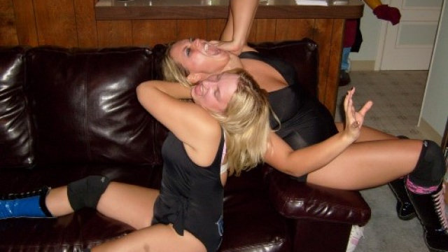 HOUSE BREAK - Hard Core Heather vs Kelly Klein video from RING WOMEN VIDEO