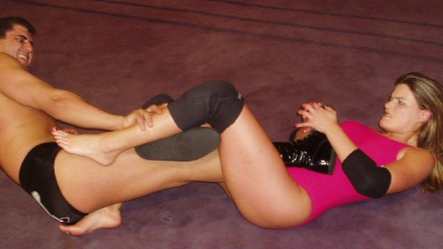 I LOVE beating up Middle Eastern Men - Janelle vs Ala video from RING WOMEN VIDEO
