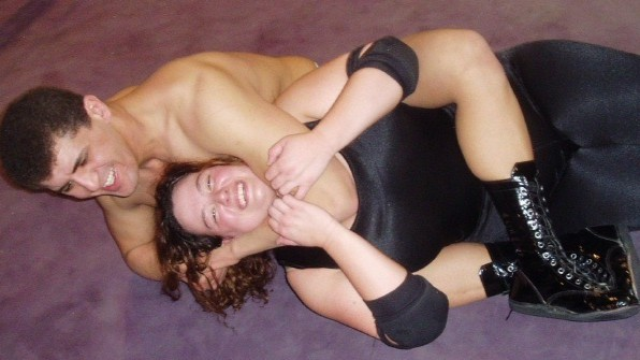 KENTUCKY FRIED ARAB - Kara Kildare vs Ala the Terrorist video from RING WOMEN VIDEO