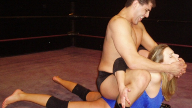 MIDDLE EAST TERROR COMES TO AN AMERICAN WRESTLING RING! Janelle Sinclaire vs Ala the Terrorist video from RING WOMEN VIDEO