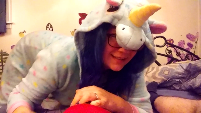 Unicorn Onesie Blowjob :3