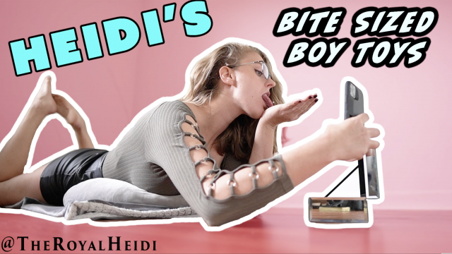 Giantess Heidis B-sized Boy Toys video from Royal Heidi