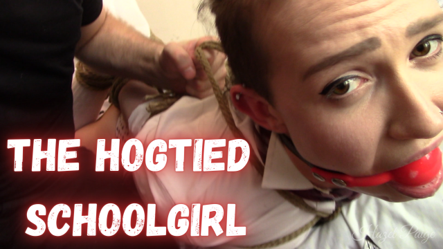 The hogtied schoolgirl video from Hazel Paige