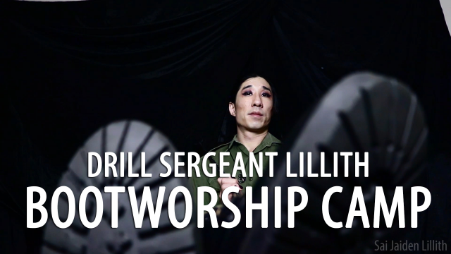 Drill Sergeant Lillith's Bootworship Camp (Solo) video from Sai Jaiden Lillith