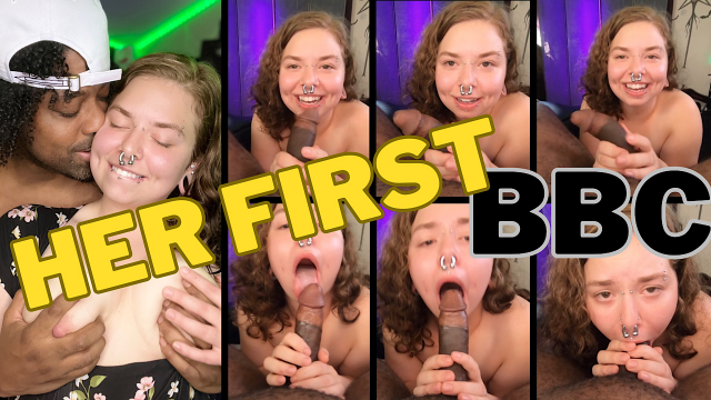 Her First BBC and Facial video from Sam Teck