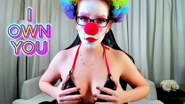 Clown Owns You Already Psychological Femdom Conditioning JOI Edging and Orgasm Control Stroke When I Say Good Boy  Sara Desire XO HD video from SaraDesireXO