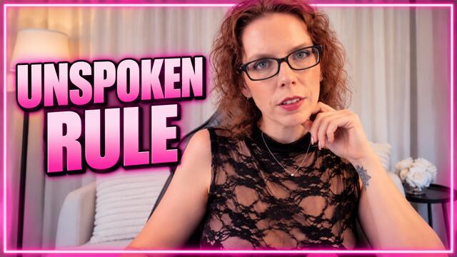 THE UNSPOKEN RULE Femdom MILF JOI Gooner Training Obedience Edging Streak Control Sara Desire XO HD video from SaraDesireXO