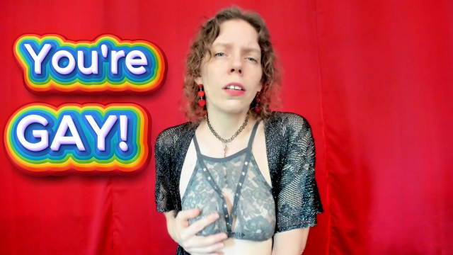 You are GAY Manipulative Conversion JOI Edging to Ruined Obedience FemDom with Sara Desire XO video from SaraDesireXO