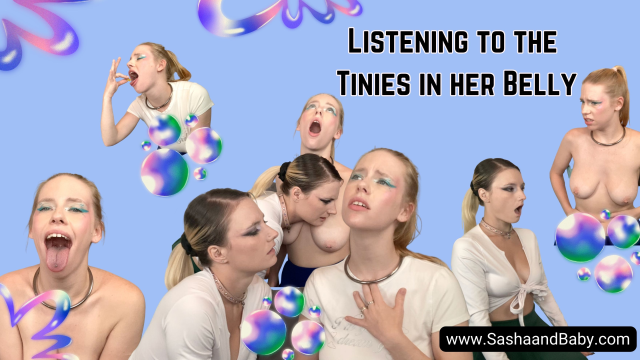 Listening To The Tinies In Her Belly video from Sasha And Baby