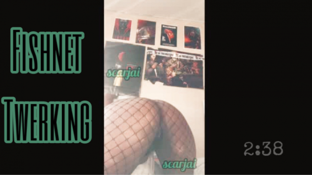 Fishnet Twerking video from Scar J.