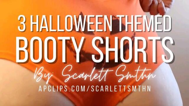 3 Halloween Themed Booty Shorts (Mobile) video