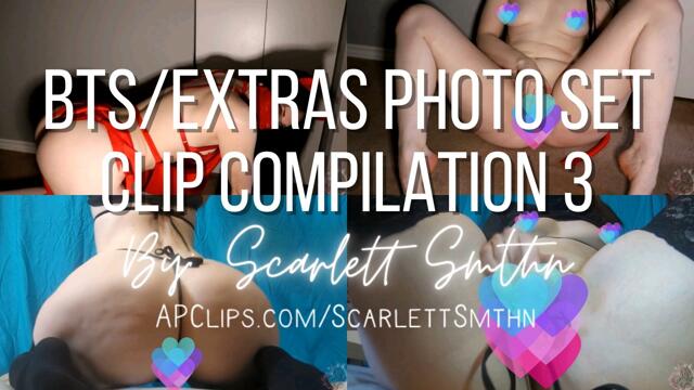 BTS Photoset Clip Compilation 3 video from Ms Scarlett Smthn