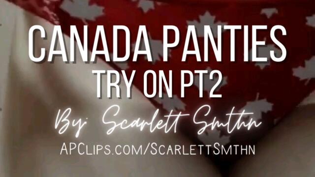 Canada Panties Try On Pt2 (Mobile) video