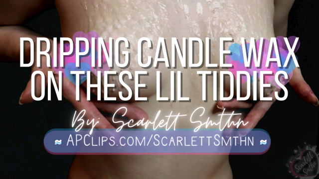 Dripping Candle Wax On These Lil Tiddies video