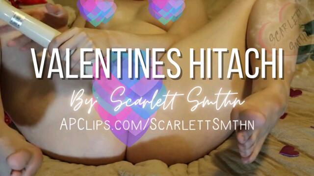 Valentines Hitachi video from Ms Scarlett Smthn