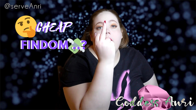 CHEAP Findom video from Goddess Anri