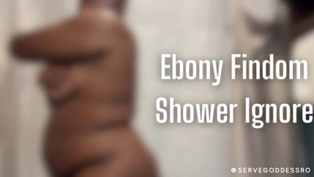 Ebony Findom Shower Ignore asmr video from Royal Ro