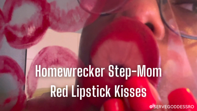 Homewrecker Step-Mom Red Lipstick Kisses video from Royal Ro