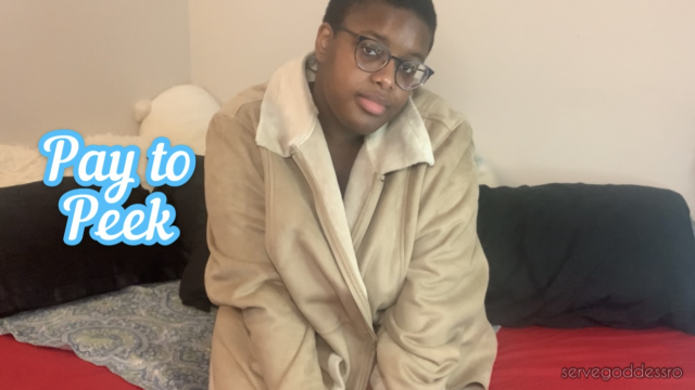 Pay to Peek findom card game video from Royal Ro