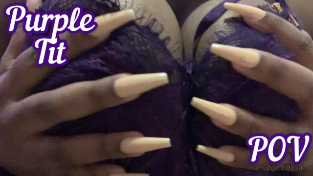 purple tit POV video from Royal Ro