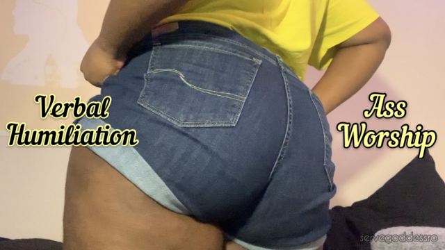 Verbal Humiliation Ass Worship video from Royal Ro