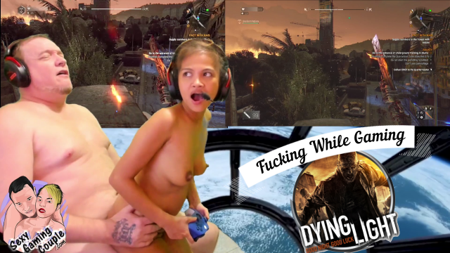 Fucking While playin Dying Light Creampie End video from Sexy Gaming Couple