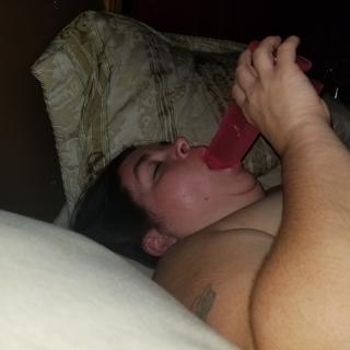 Sexy BBW Plays with Her Dildo photo gallery by SexyNEBBW