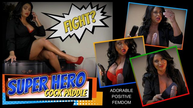 Super Hero Cock Paddle video from Siena Rose