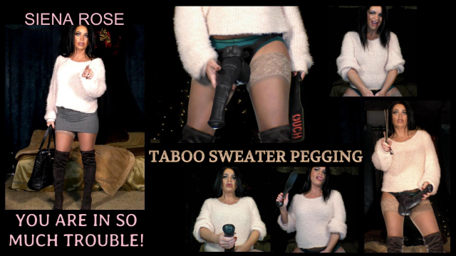 Taboo Sweater Pegging video from Siena Rose