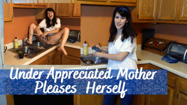 Underappreciated Mom Squirts on Dirty Dishes - SmilesofSally video from Sally Smiles