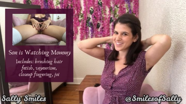 Watching Mommy Touch Herself TABOO JOI video from Sally Smiles