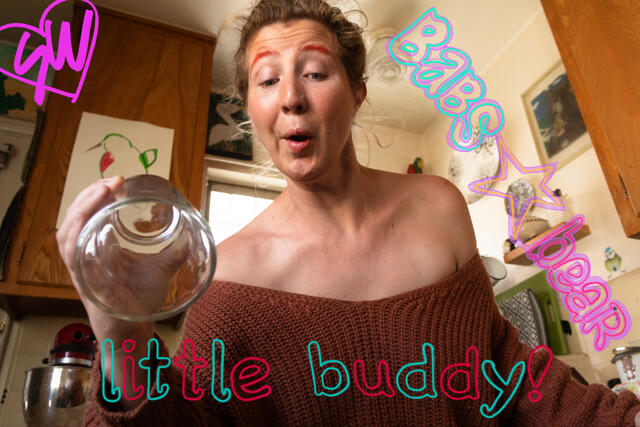 Little Buddy: a Little Buddy pleasures a giant video from 