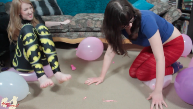 Balloon Popping with our Butts video from Sonia Harcourt