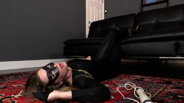 Catwoman's Orgasm Tease - Star Nine Masturbating SuperVillain BDSM Instruction Cock Tease Hitachi Masturbation Female Domination Sensual Domination video from Star Nine