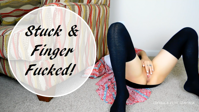 Stuck & Finger Fucked video from Stella Von Savage