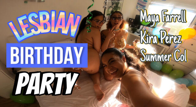 LESBIAN BIRTHDAY PARTY video from Summer Col
