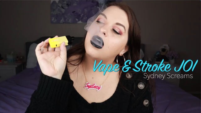 Vape & Stroke JOI video from Sydney Screams