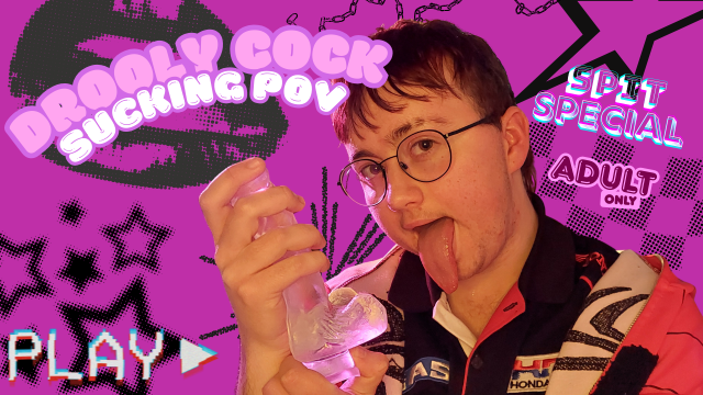 Training my throat - DROOLY BLOWJOB POV video from Syn Starr