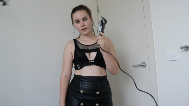 Shaving Your Head POV video from Talisin Switch