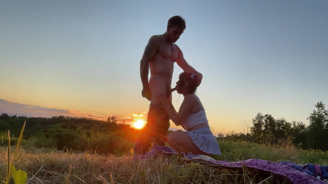 Outdoor sex on the Mountain at Sunset video from Tarrantandalice