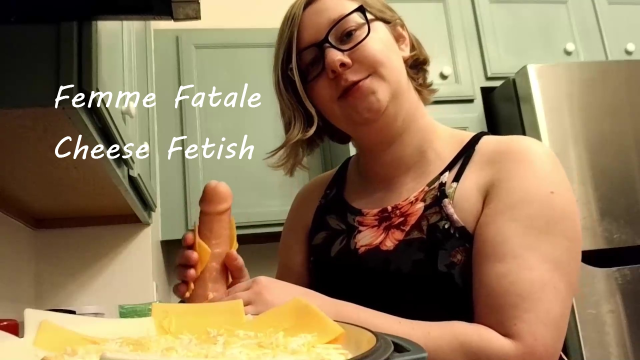 Femme fatale cheese fetish video from TenTickle Pixie