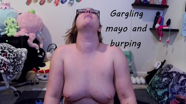 Mayo gargling and burping video from TenTickle Pixie