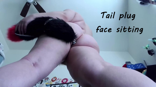 Tail butt plug face sitting video from TenTickle Pixie