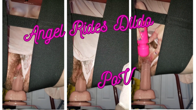 Christmas Angel Rides you - Pussy PoV