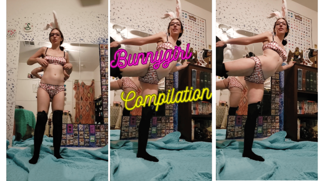 Sexy Bunnygirl Compilation - Bounces, Jiggles, Posing video from Sketch