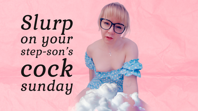 Slurp on your Son's cock Sundays video from Jolie Lyon