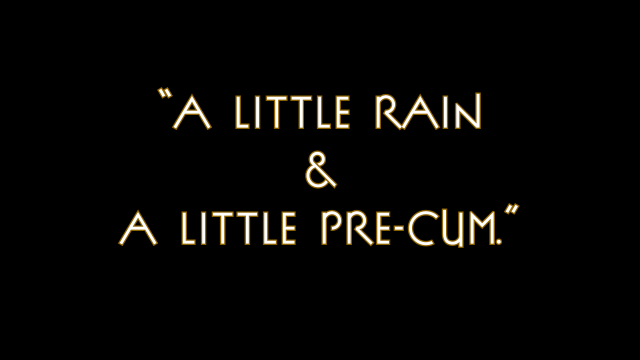 A Little Rain & A Little Pre-Cum video from